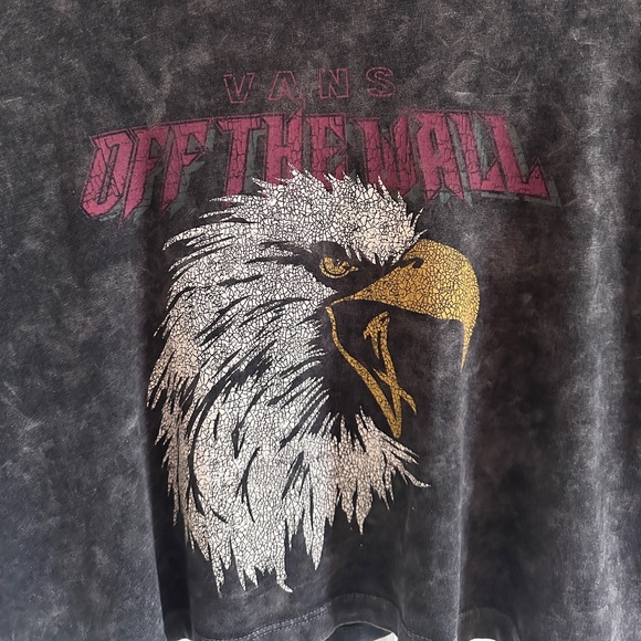 Vans Charcoal Tee with Eagle Graphic - Picture 2 of 3